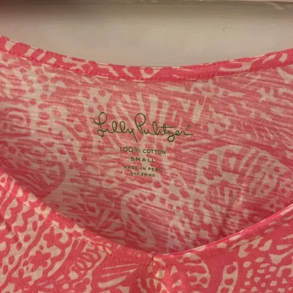 Lilly Pulitzer Pink Printed Shift Dress - Picture 3 of 5